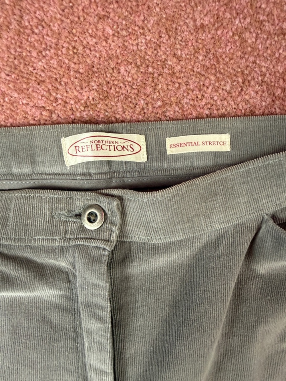 VINTAGE PANTS CORDUROY NORTHERN REFLECTIONS - Picture 5 of 6